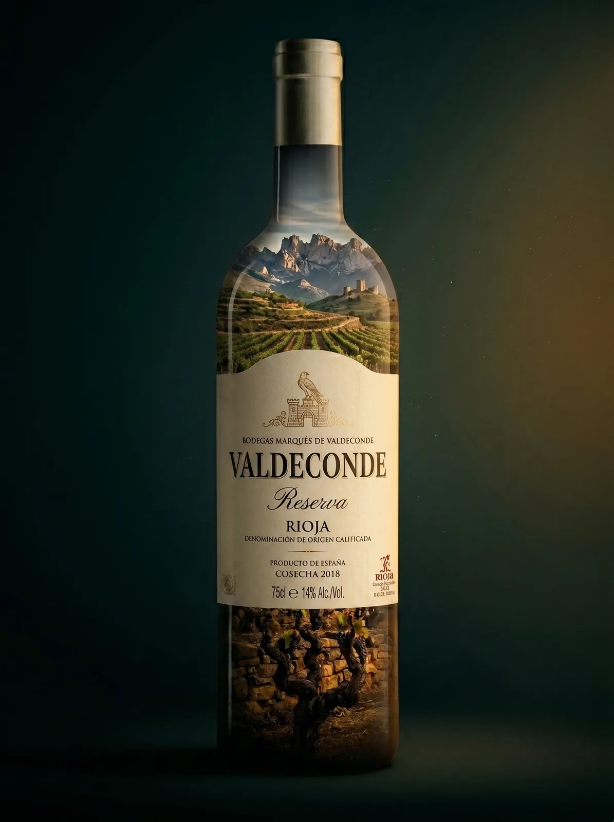 Paisaje de viñedos de Rioja Alavesa para enoturismo