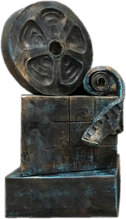 Trofeo del Premio Nacional FEPFI de Inteligencia Artificial 2024, escultura de Juan Poré