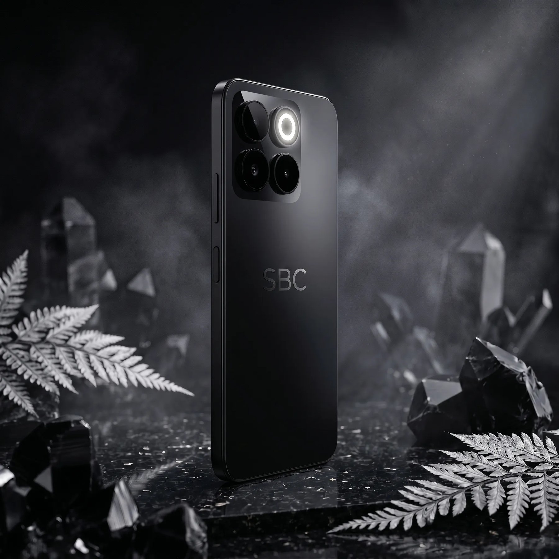 Smartphone, fotografía de producto tecnológico con IA